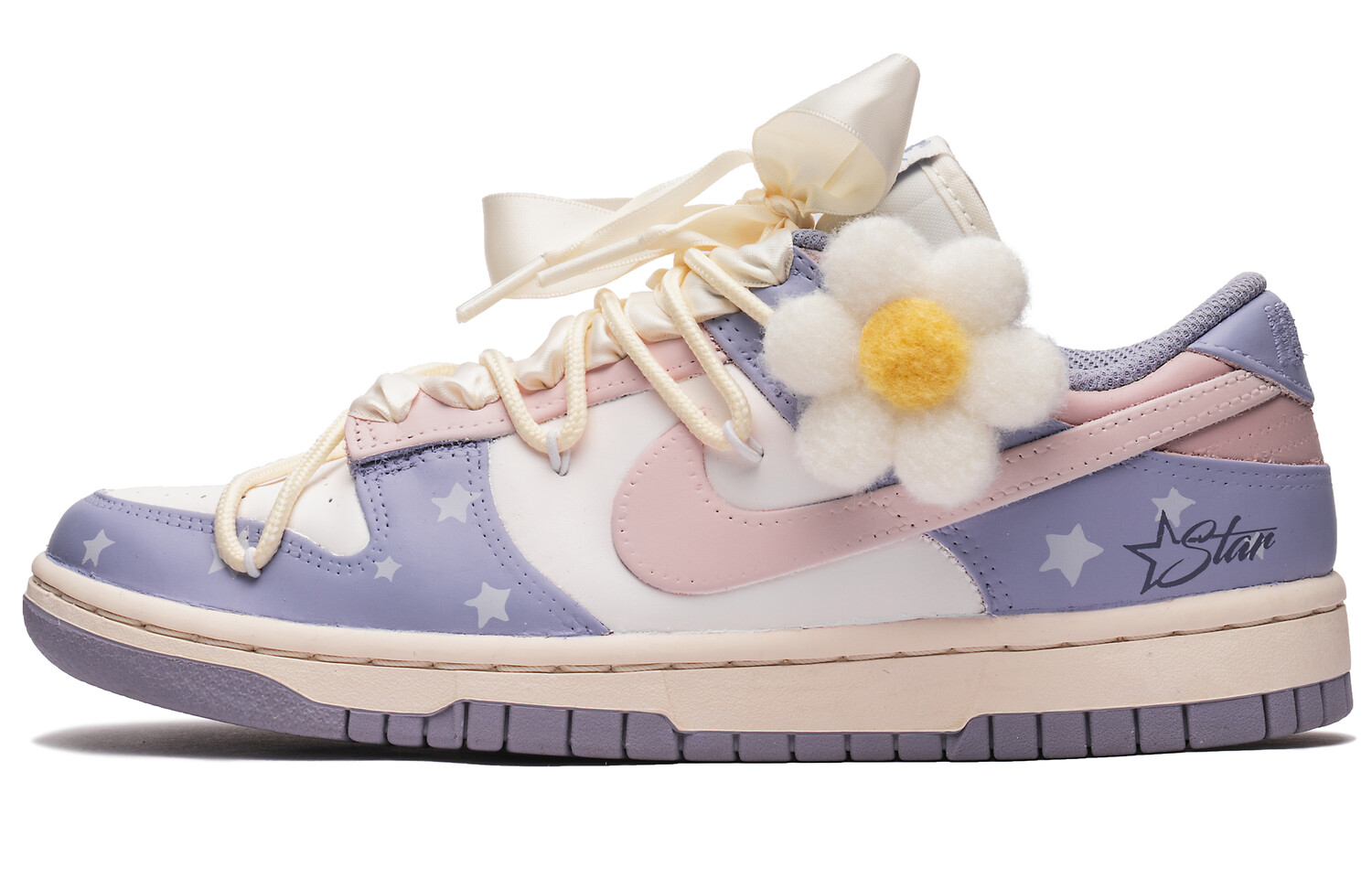 

Кроссовки Nike Dunk Skateboarding Shoes Women's Low-top Purple, цвет Light Lavender