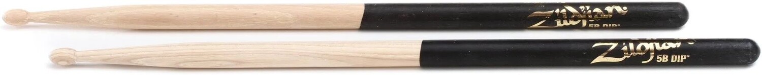 

Барабанные палочки Zildjian Hickory Dip Series — 5B — деревянный наконечник — черные