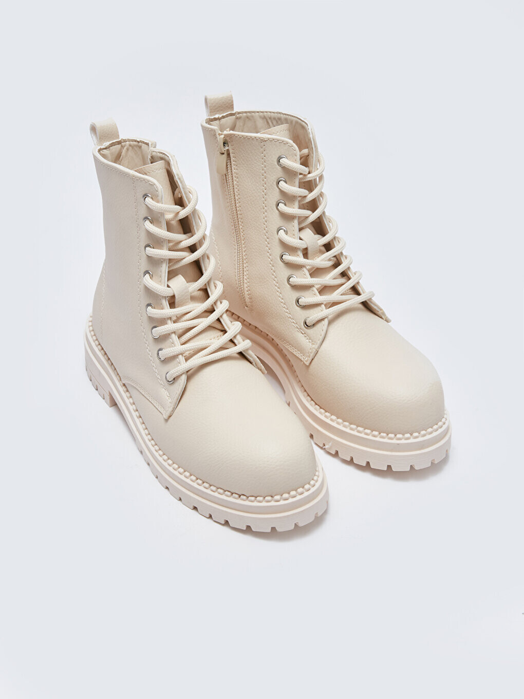 

Женские сапоги под кожу LCW STEPS, от белого, Белый
