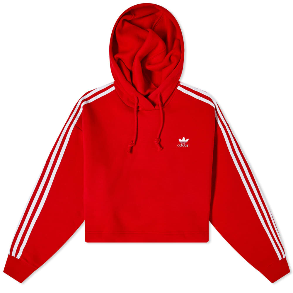 

Толстовка Adidas 3 Stripe Cropped Hoody