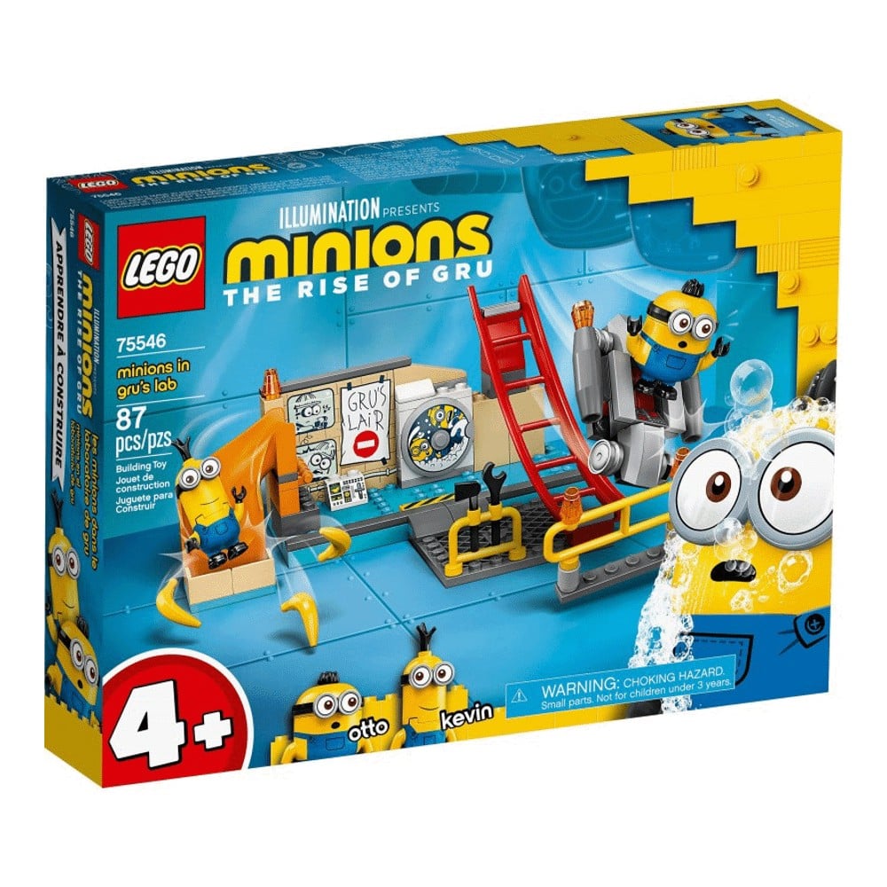 Конструктор LEGO Minions 75546 Миньоны в лаборатории Грю - фото