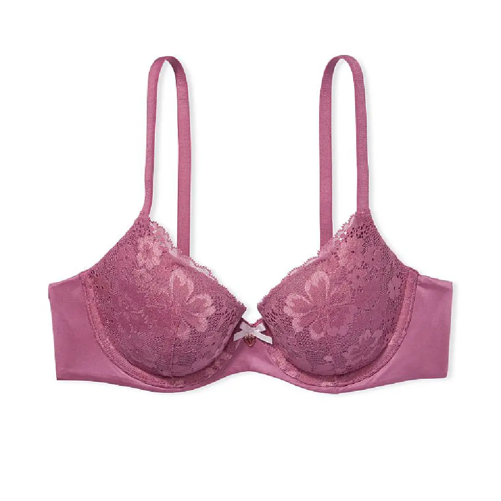 

Бюстгальтер на косточках Victoria's Secret Body By Victoria Lined Demi, темно-розовый