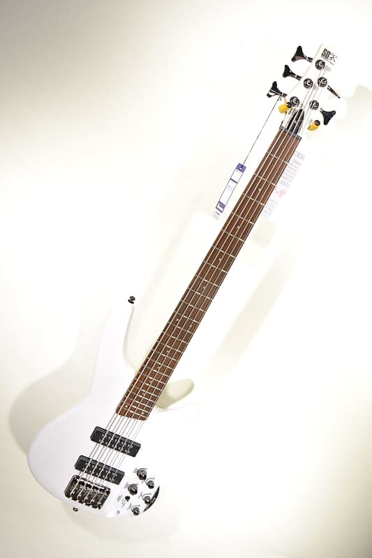 

Ibanez SR305E 5-струнная электрическая бас-гитара с белой отделкой - Pro Setup