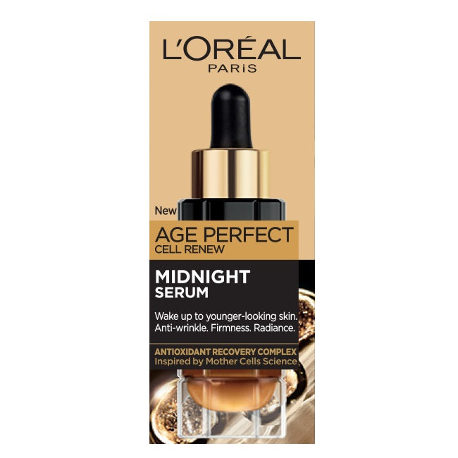 L'Oreal Paris Age Perfect Cell Renew Midnight Serum сыворотка против морщин для лица 30мл
