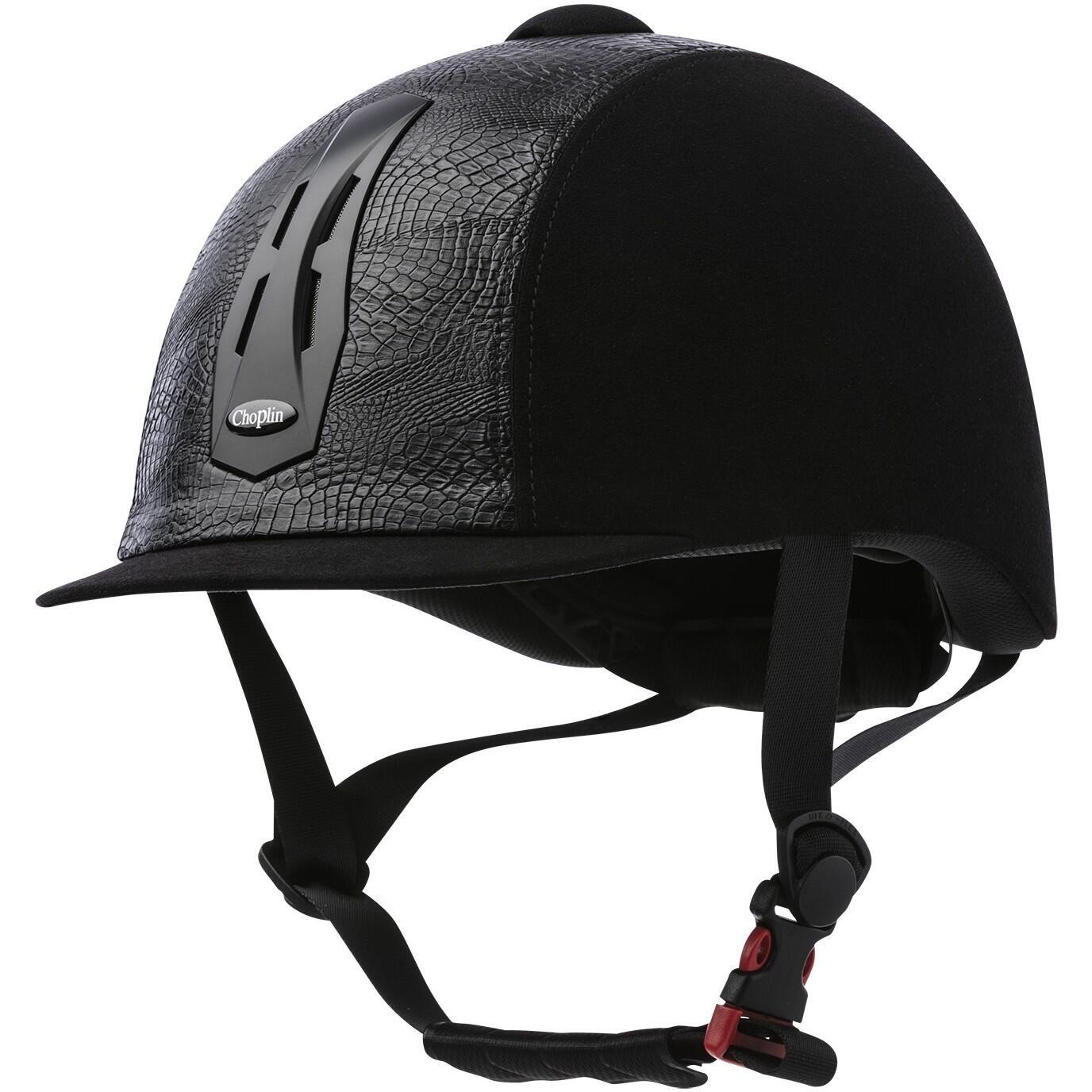 Шлем Choplin Premium для верховой езды, черный шлем для верховой езды младшего возраста классический британский защитный шлем с бриллиантами бархатный дышащий шлем