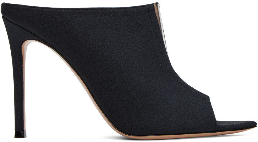 

Черные туфли без задника Hiroko 105 на каблуке Gianvito Rossi