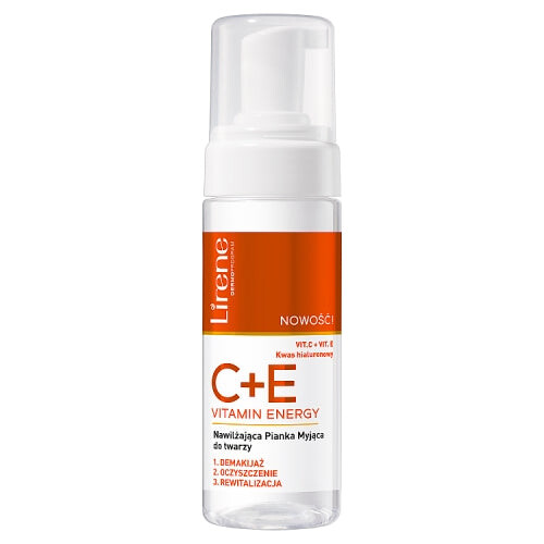 

Lirene C+E Vitamin Energy увлажняющая очищающая пенка для лица 150мл