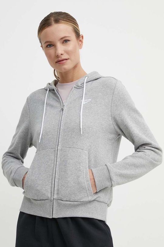 

Толстовка с капюшоном Reebok, серый