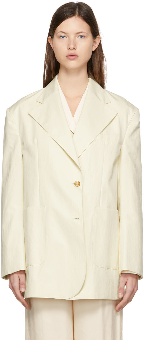

Хлопковый блейзер Off-White LOW CLASSIC