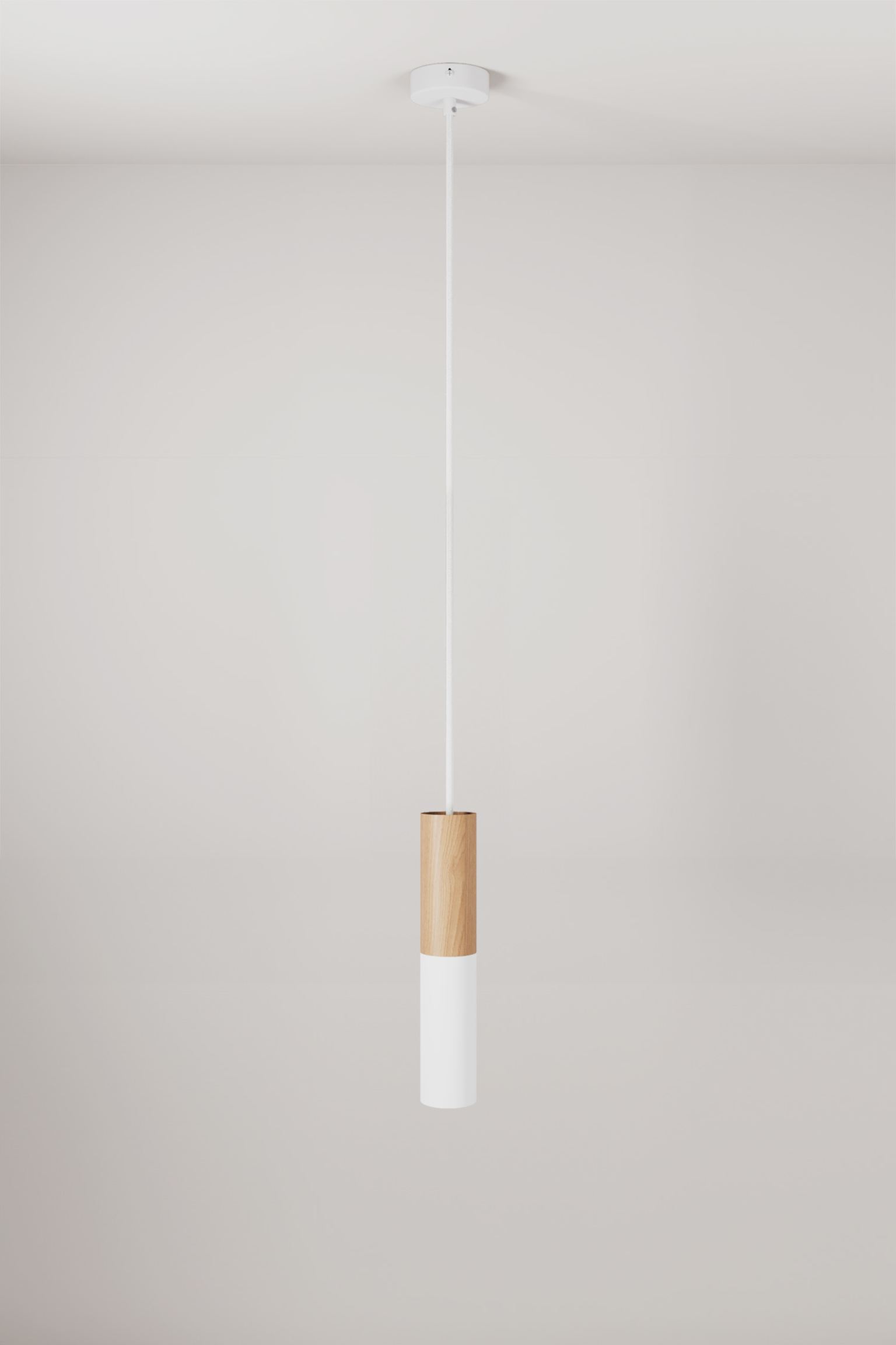Потолочный светильник Creative Cables Wooden And Metal, белый