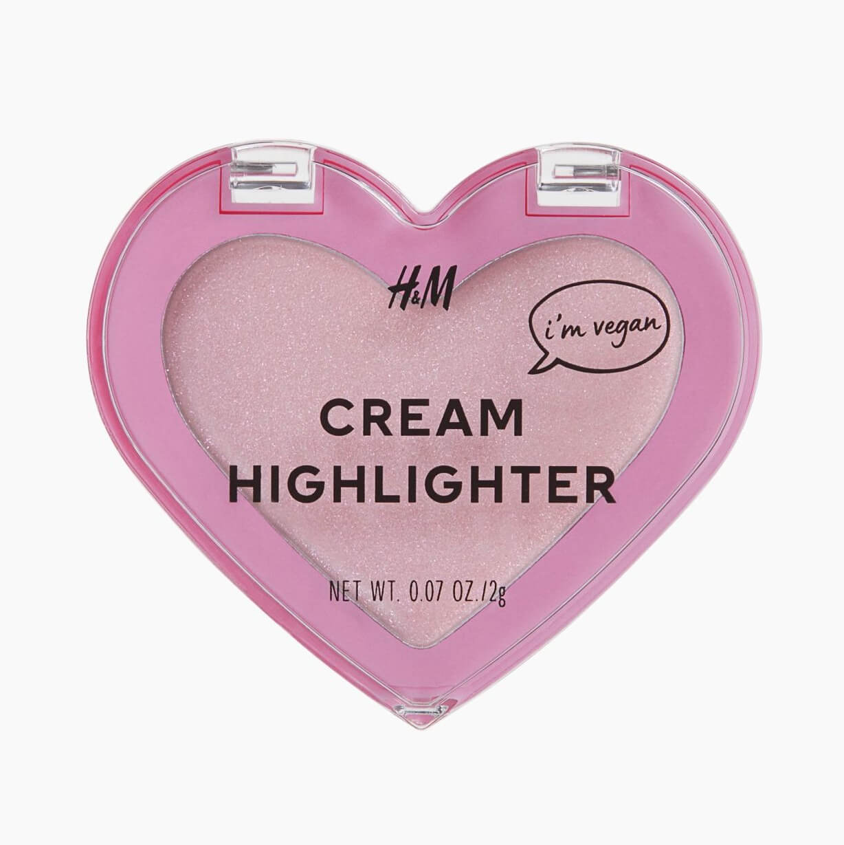 Хайлайтер H&M Heart-shaped Cream, оттенок Iridescent Pink