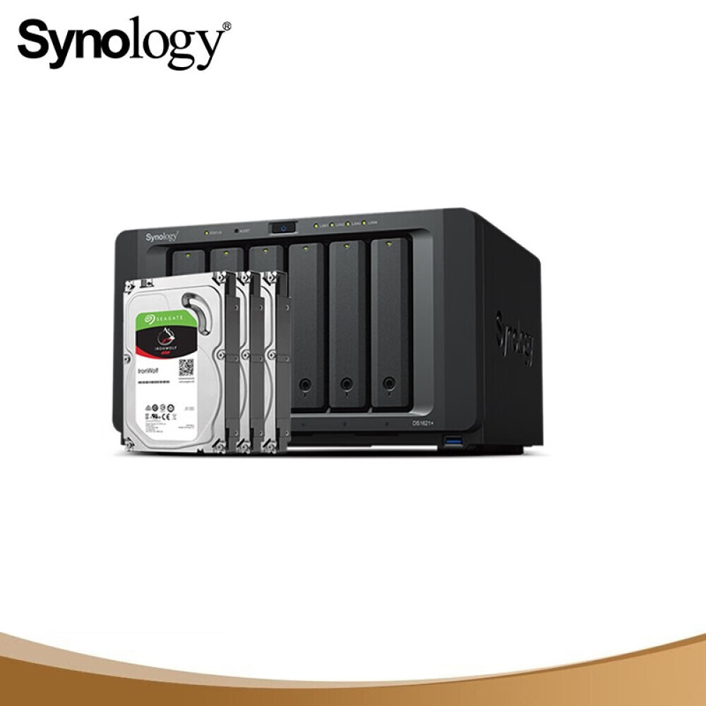 

Сетевое хранилище Synology DS1621+ с 3 комплектами жестких дисков Seagate IronWolf ST4000VN006 4 ТБ