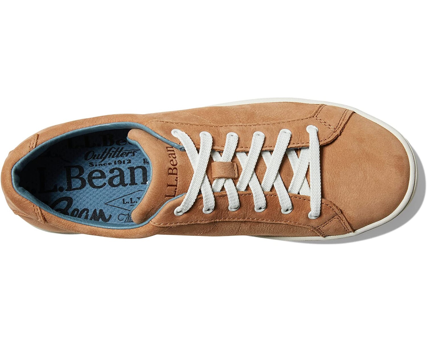 

Кроссовки Eco Bay Leather Oxford L.L.Bean, светло-кофейный