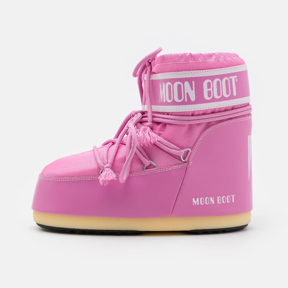 Полусапоги Moon Boot Icon Low, розовый ботинки moon boot icon low pony цвет cow print