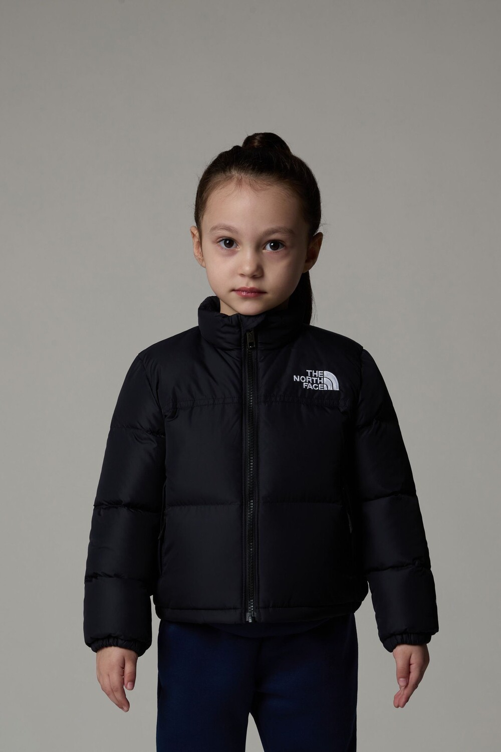 

1996 детская куртка пуховик в стиле ретро Nuptse The North Face, черный