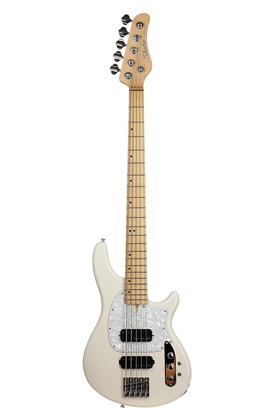 цена Schecter 2495 5-струнная бас-гитара, цвет слоновой кости, CV-5