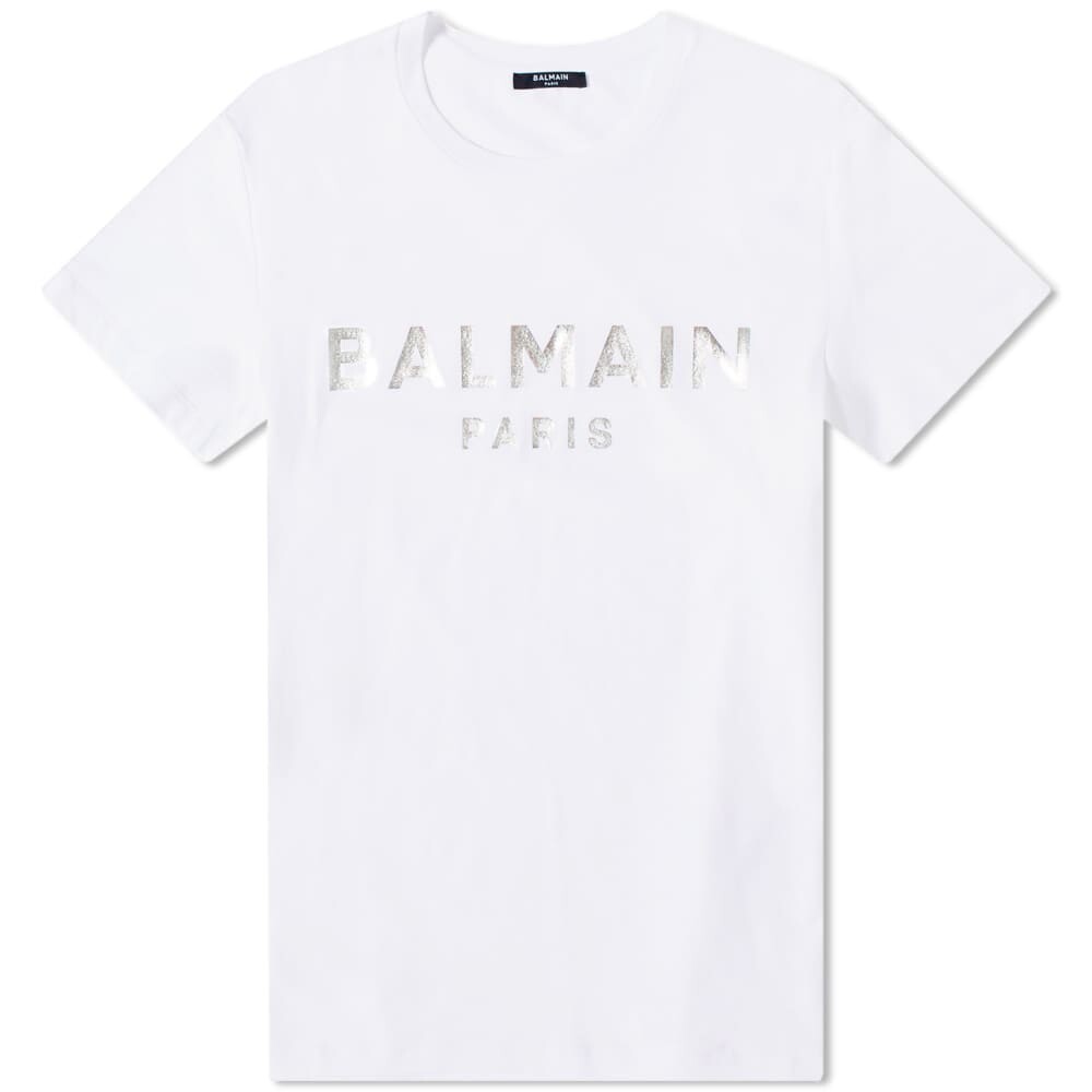 

Футболка Balmain Classic Fit Foil Tee