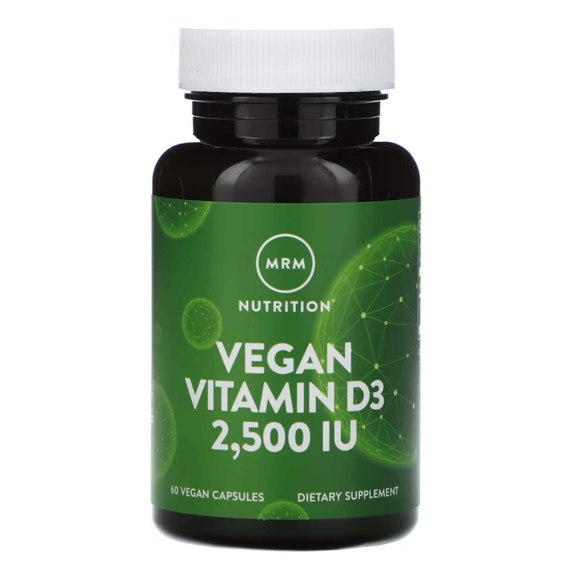 Витамин D3 MRM Nutrition, 2500 МЕ, 60 капсул mrm nutrition веганские витамины d3 и k2 62 5 мкг 2500 ме 60 веганских капсул