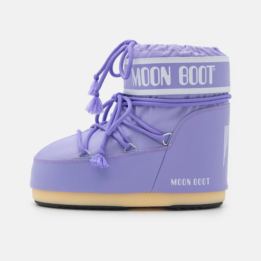 Полусапоги Moon Boot Icon Low, сиреневый ботинки moon boot icon low pony цвет cow print
