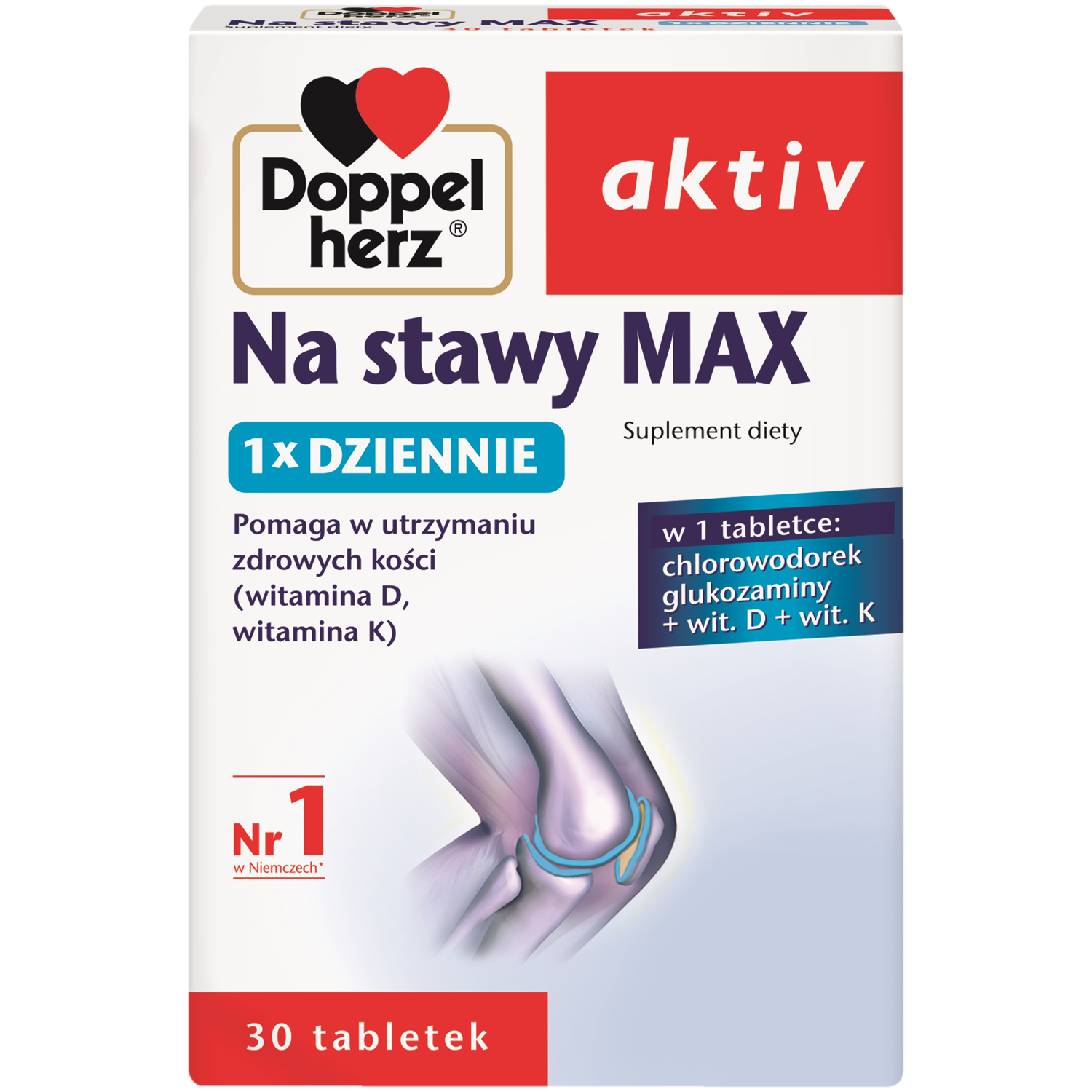 цена Doppelherz Aktiv Na Stawy Max биологически активная добавка, 30 капсул/1 упаковка