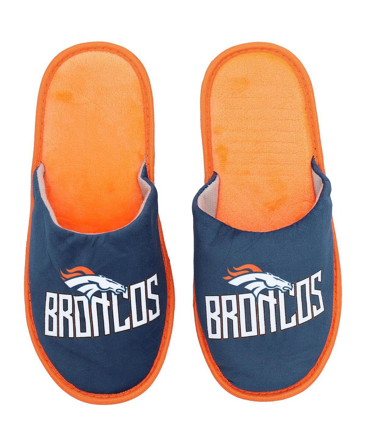 

Мужские тапочки denver broncos scuff slide FOCO, синий