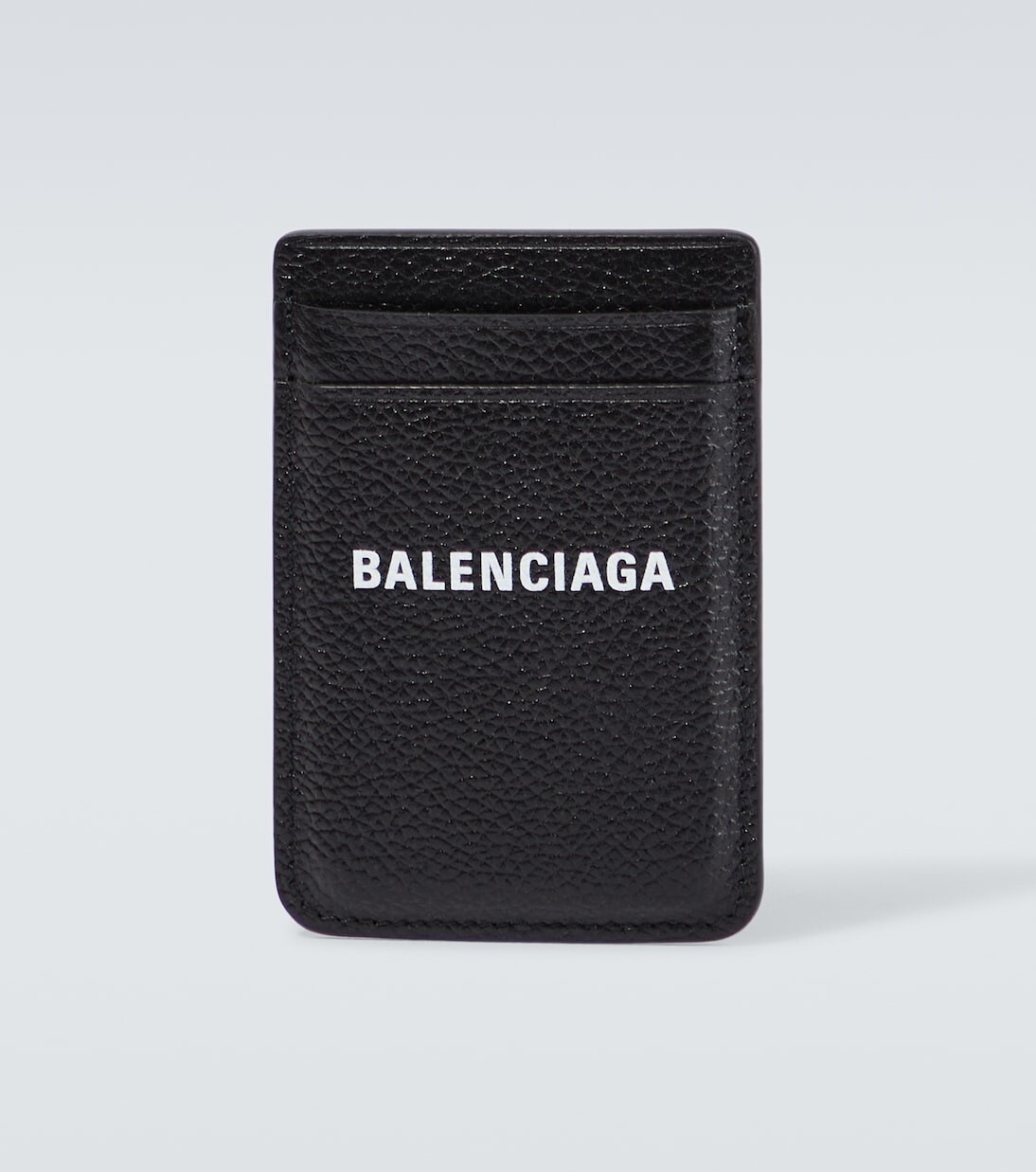 

Кожаный визитница для телефона cash Balenciaga, черный