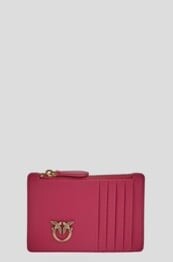 

Женский кожаный кошелек Pinko, розовый