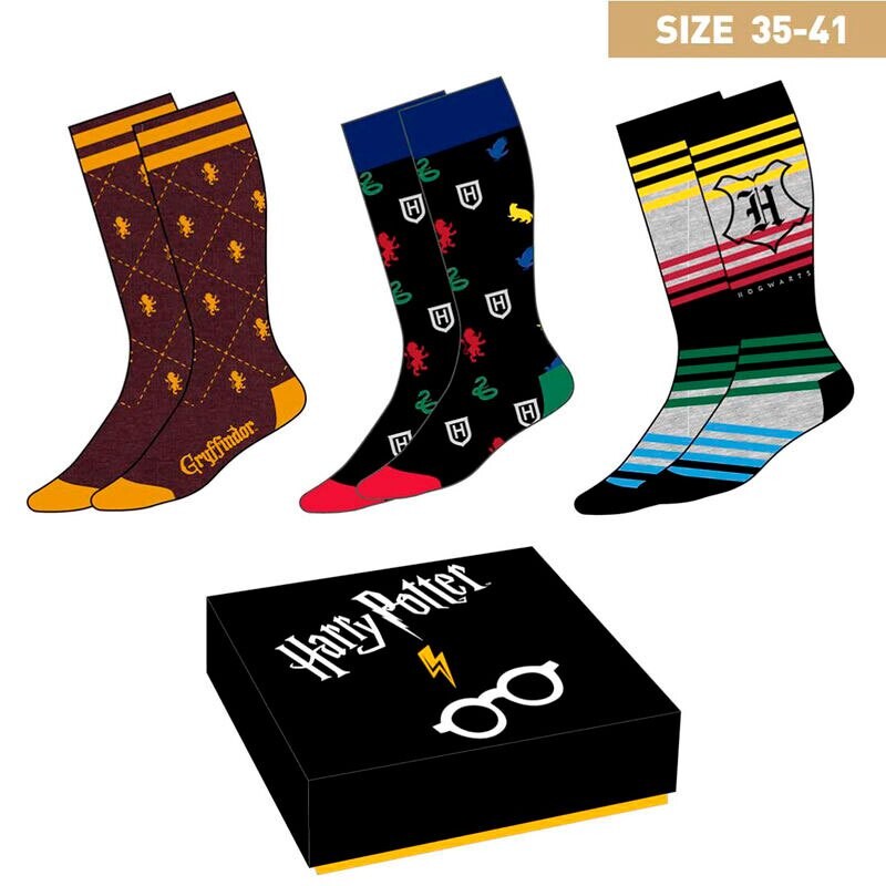 

Носки Cerda Group Harry Potter 3 шт, разноцветный