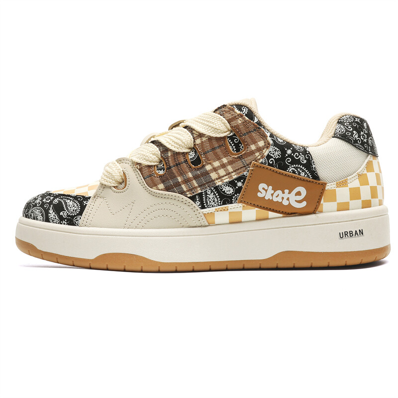 

Кроссовки URBAN AUTHENTIC Skateboarding Shoes Unisex Low-top Beige, бежевый