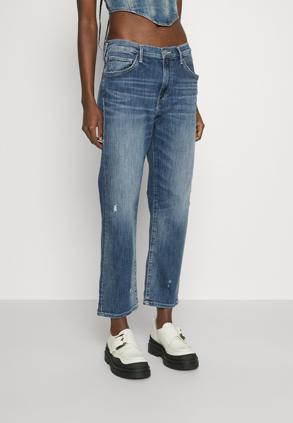 

Джинсы свободного кроя True Religion SUNSET, цвет blue denim
