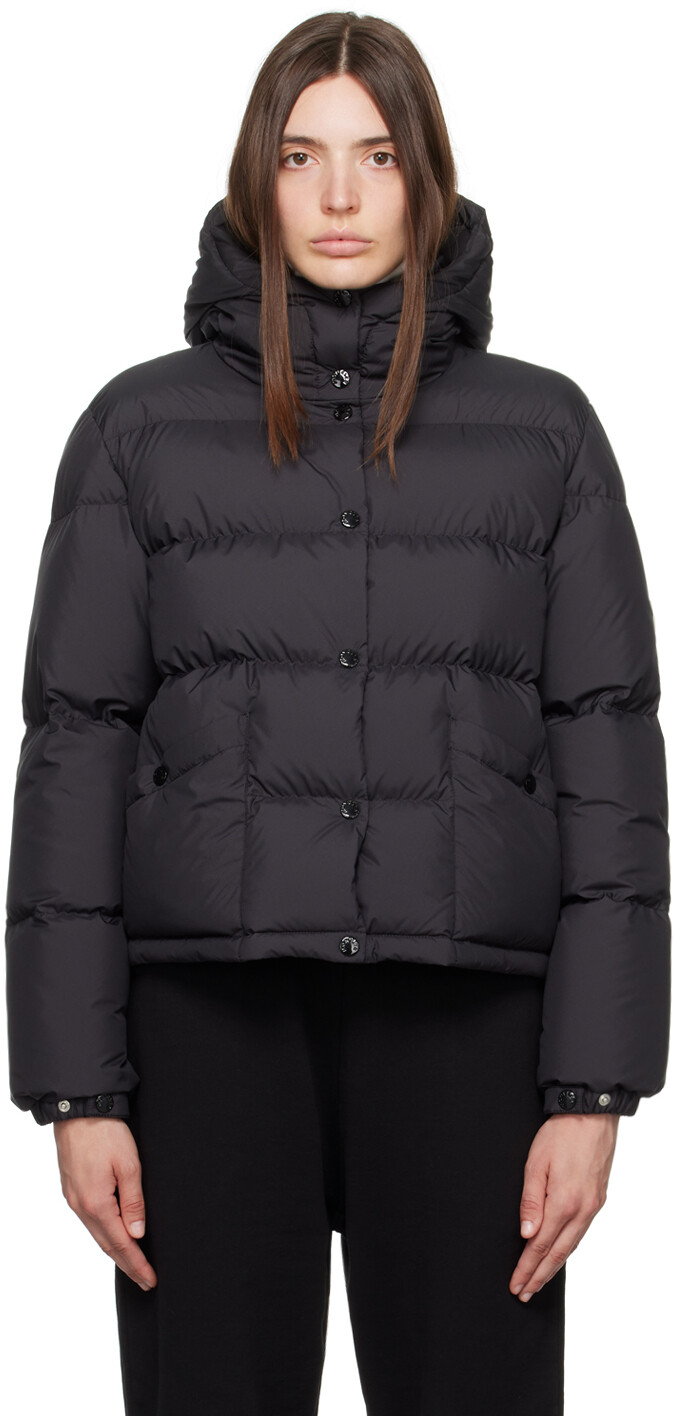 

Moncler Черный Пуховик Ebre, Черный;серый, Moncler Черный Пуховик Ebre
