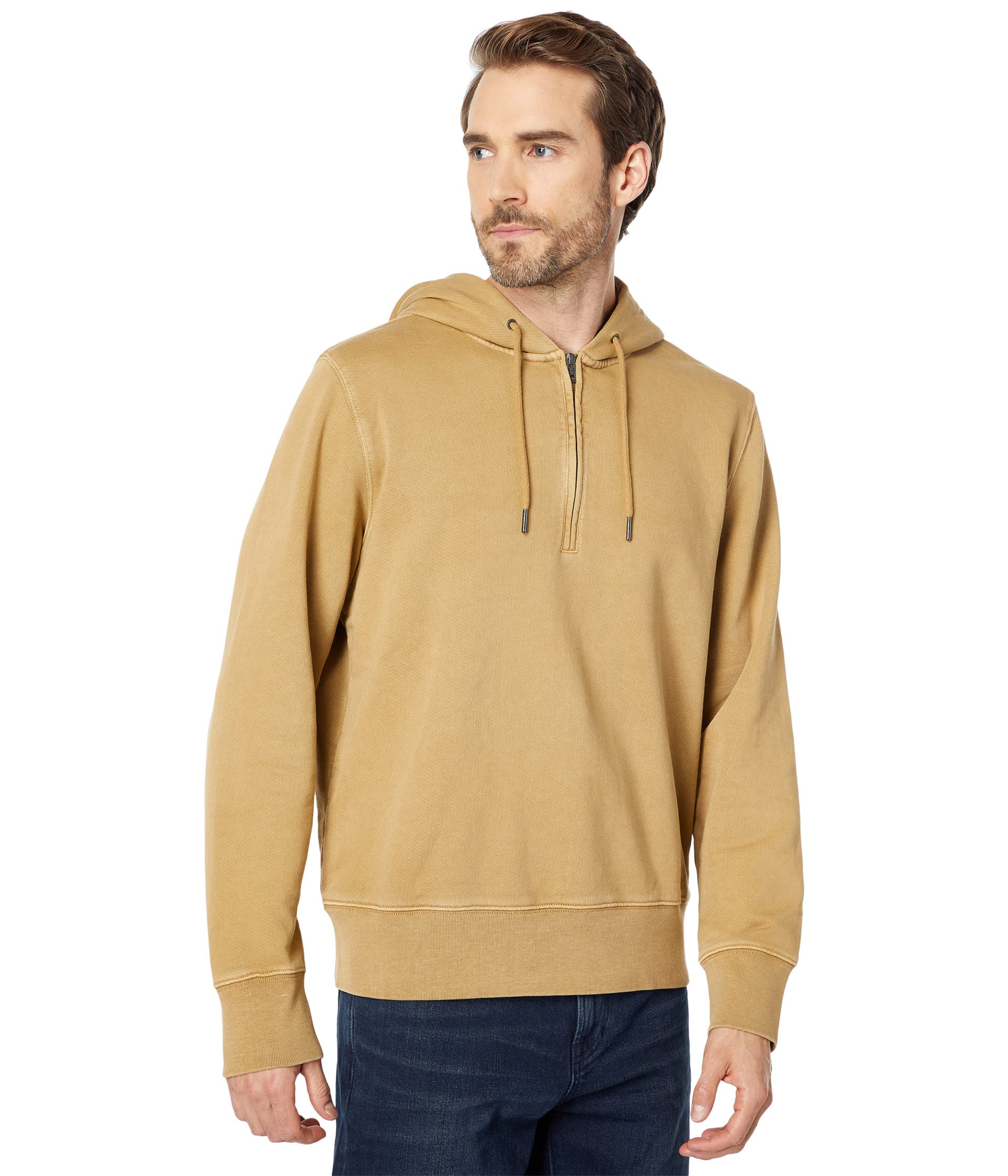 Худи Madewell, Garment Dye 1/4 Zip Hoodie autumn