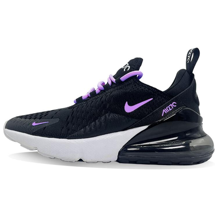 

Кроссовки Air Max 270 женские с низким верхом, черные/фиолетовые Nike