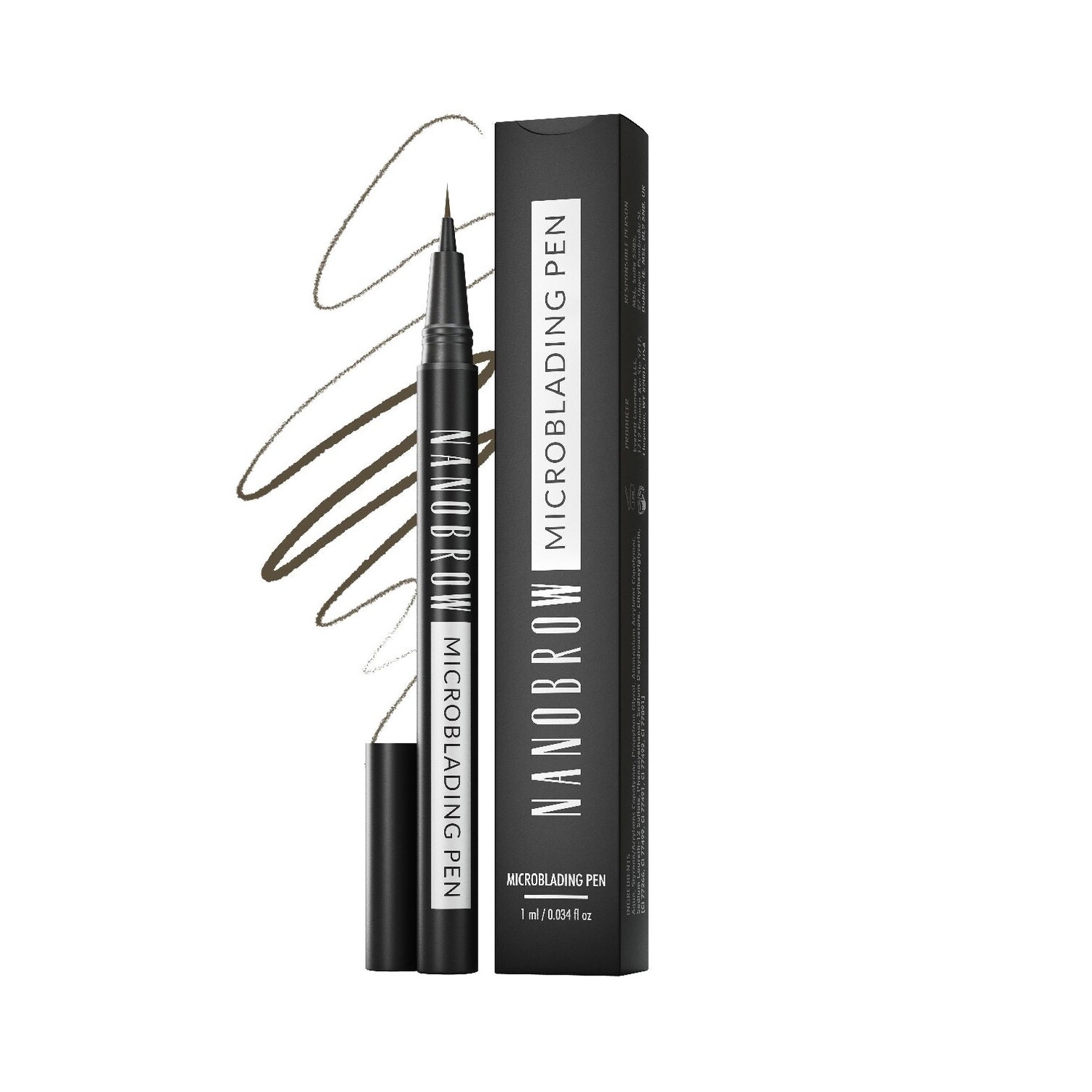 

Nanobrow Ручка для микроблейдинга точная ручка для бровей Темно-коричневый 1мл