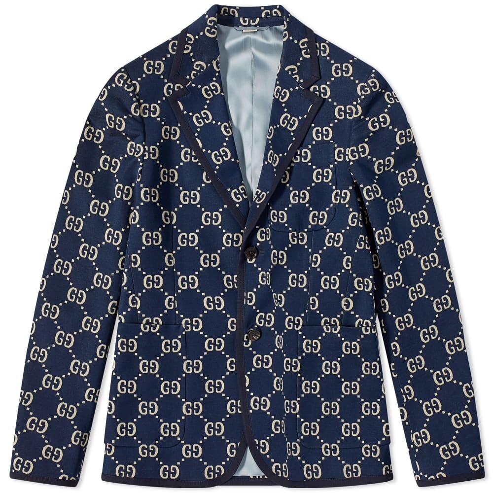 

Пиджак из жаккардового джерси с узором GG Gucci