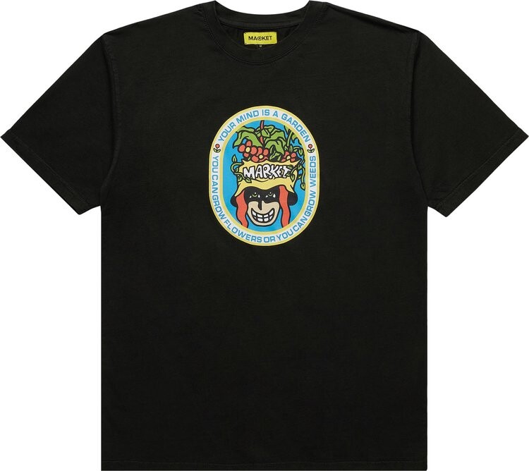 

Футболка Market Land Escape Garden Tee 'Charcoal', черный