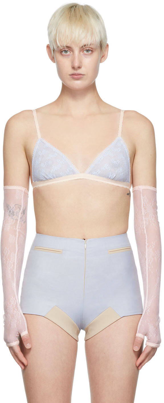 

SSENSE Эксклюзивные розовые перчатки без пальцев Ichiyo