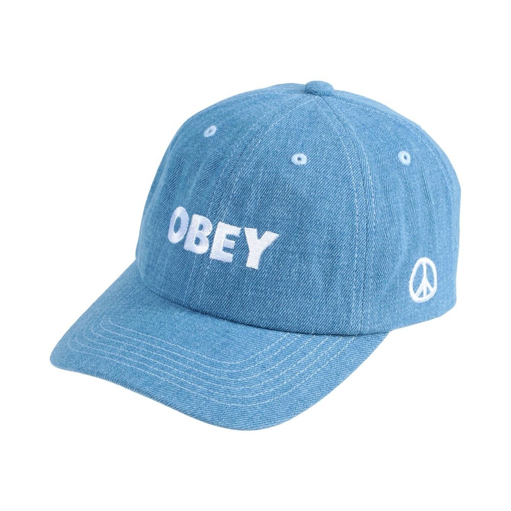 

Бейсболка OBEY, голубой