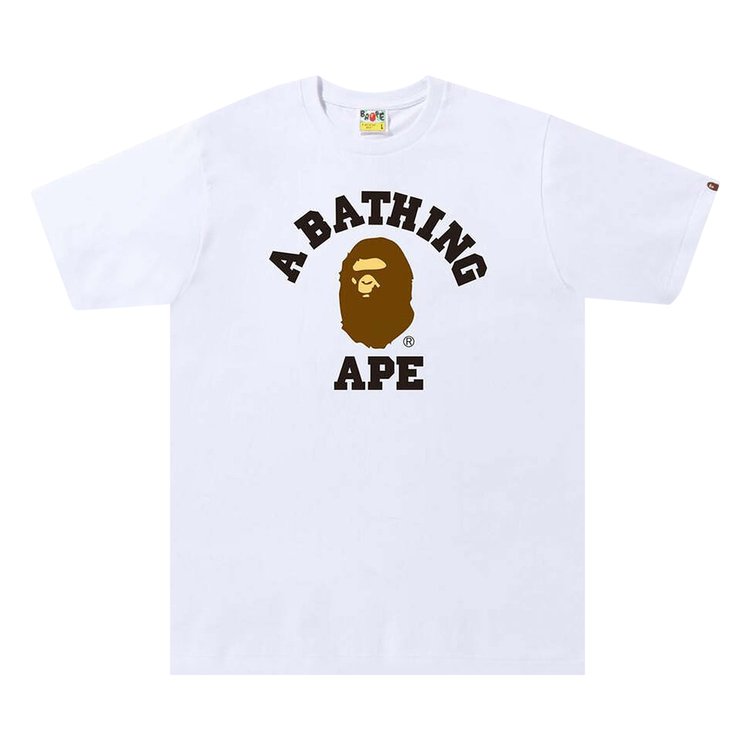 

Футболка BAPE Colors By A Bathing Ape Tee 'White/Black', белый