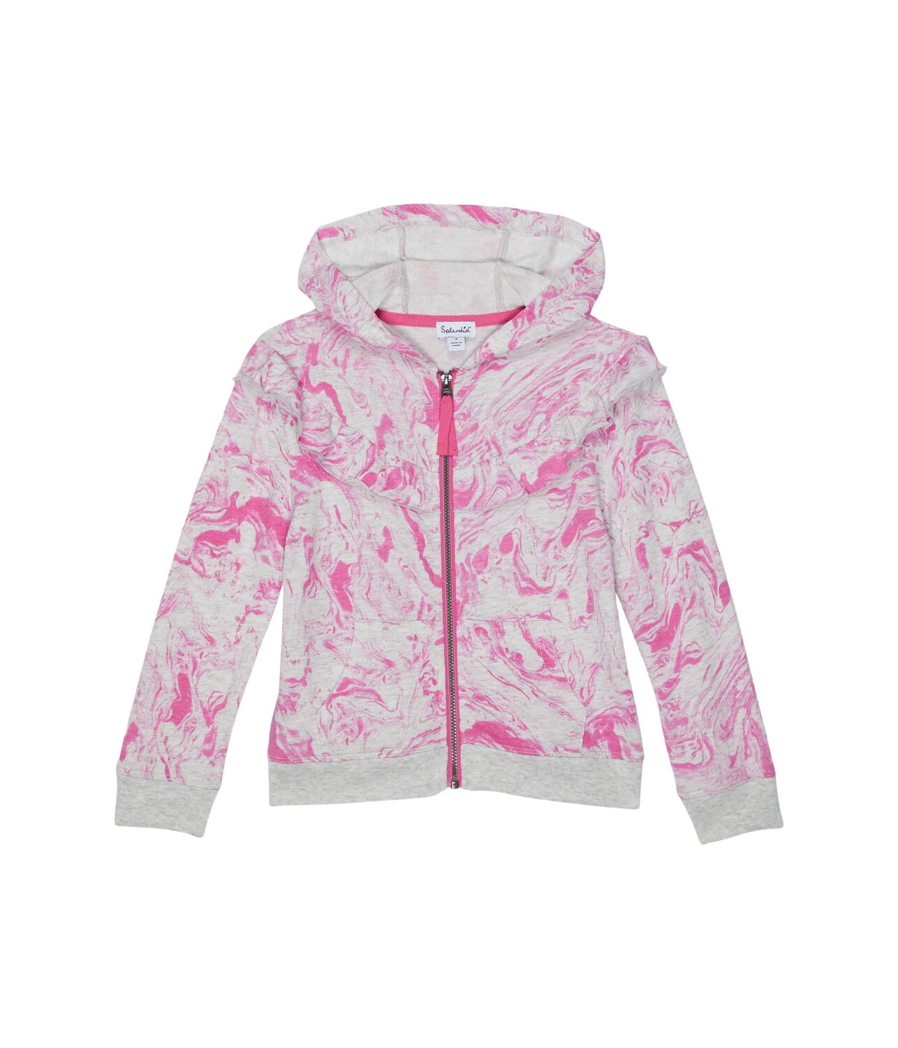 

Худи Splendid Littles, Marble Ruffle Hoodie Jacket