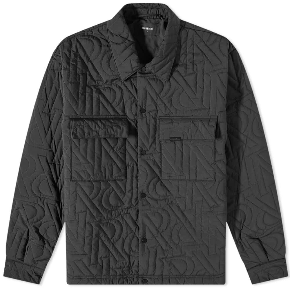 

Рубашка Represent Initial Quilted Overshirt