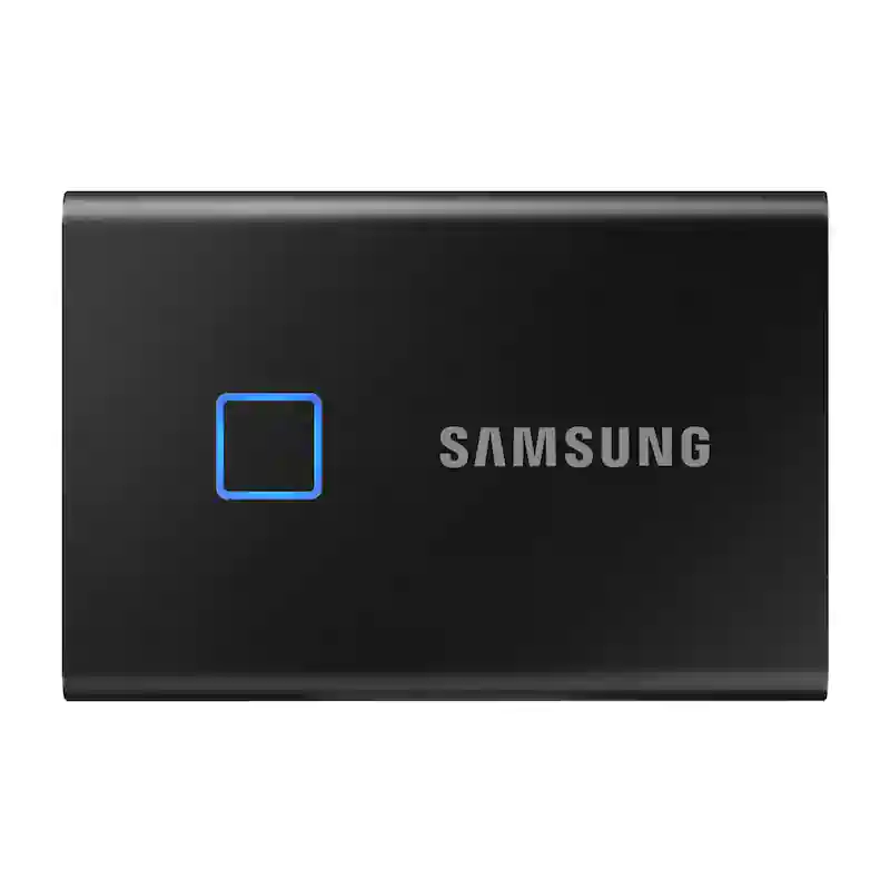 Внешний диск SSD Samsung T7 Touch, 1ТБ, черный - фото