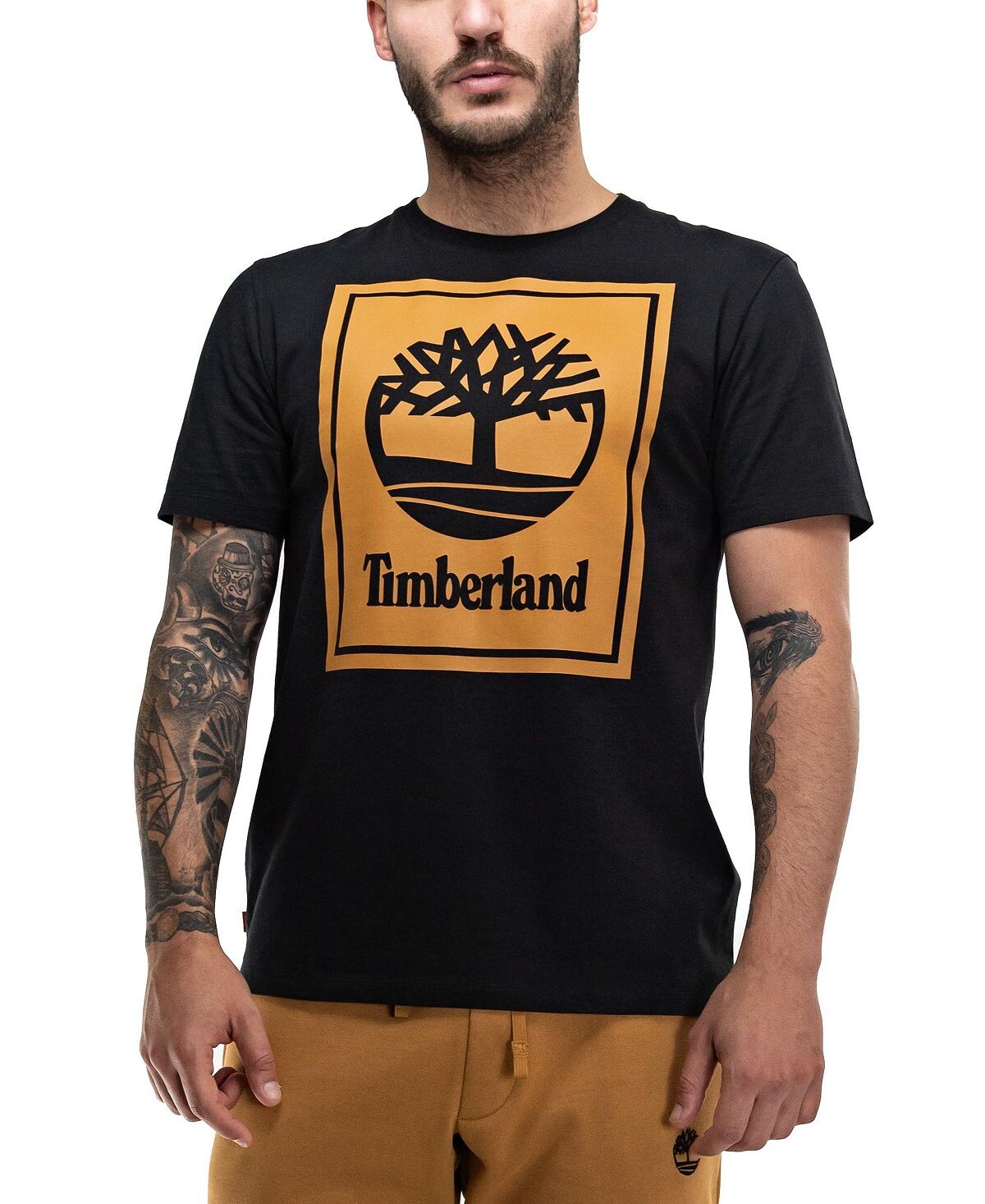 

Мужская футболка с короткими рукавами и логотипом Timberland, мульти