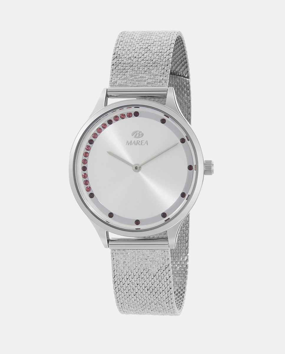 Женские часы B41334/2 из стали Marea, серебро цена и фото