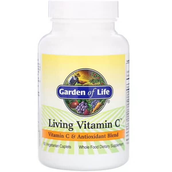 

Живой витамин С 60 капсул, Garden of Life