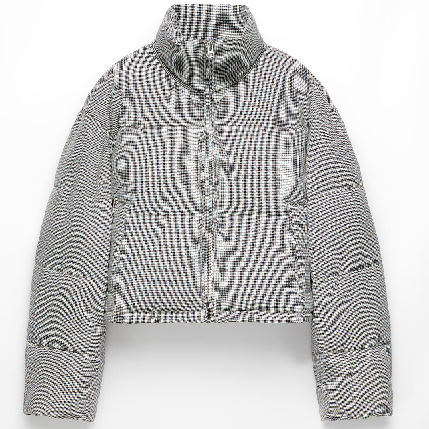 

Куртка Oysho Primaloft Water-Repellent Padded Crop, коричневый