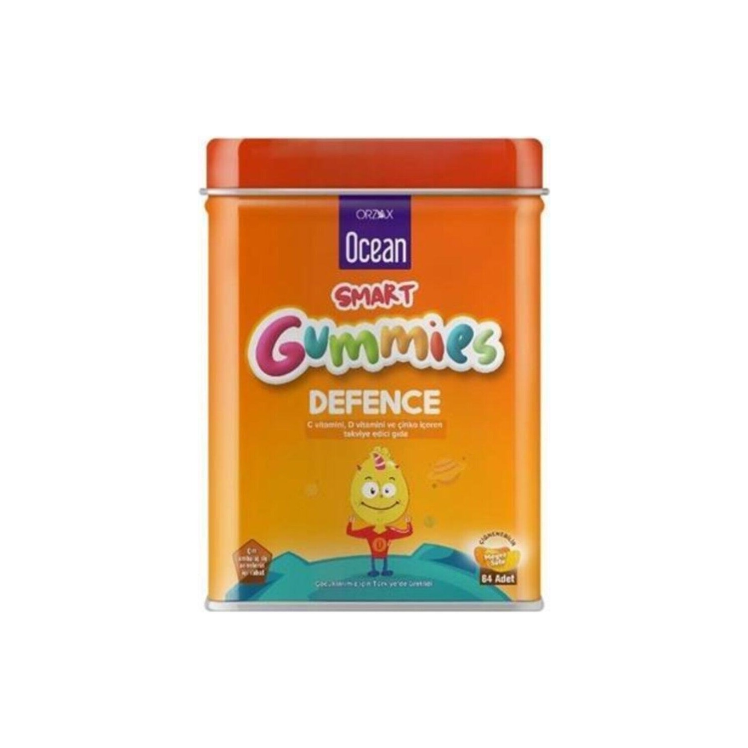 Поливитамины Ocean Smart Gummies Defense, 3 упаковки по 64 штуки мультивитаминный гель orzax ocean smart gumies с фруктовым соком 64 таблетки