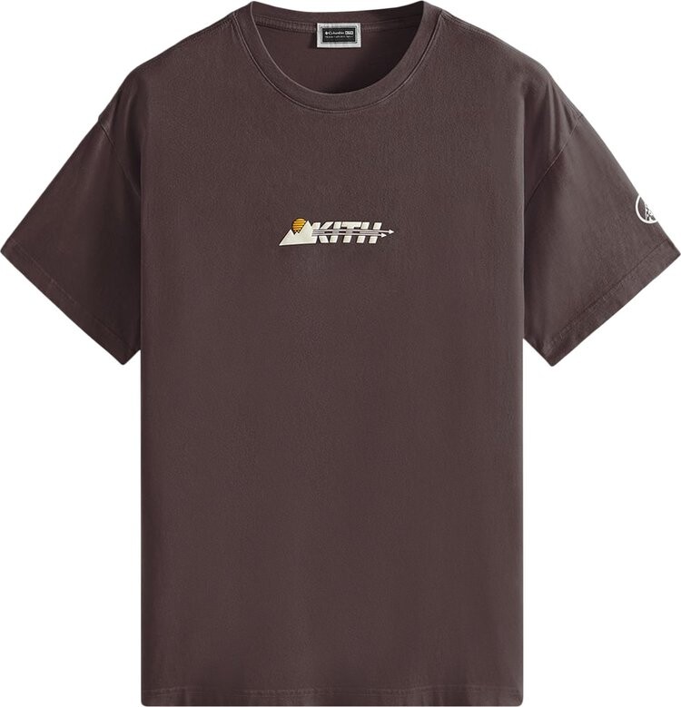 

Футболка Kith For Columbia EEA Rain Mountain Tee 'Cyber Purple', фиолетовый