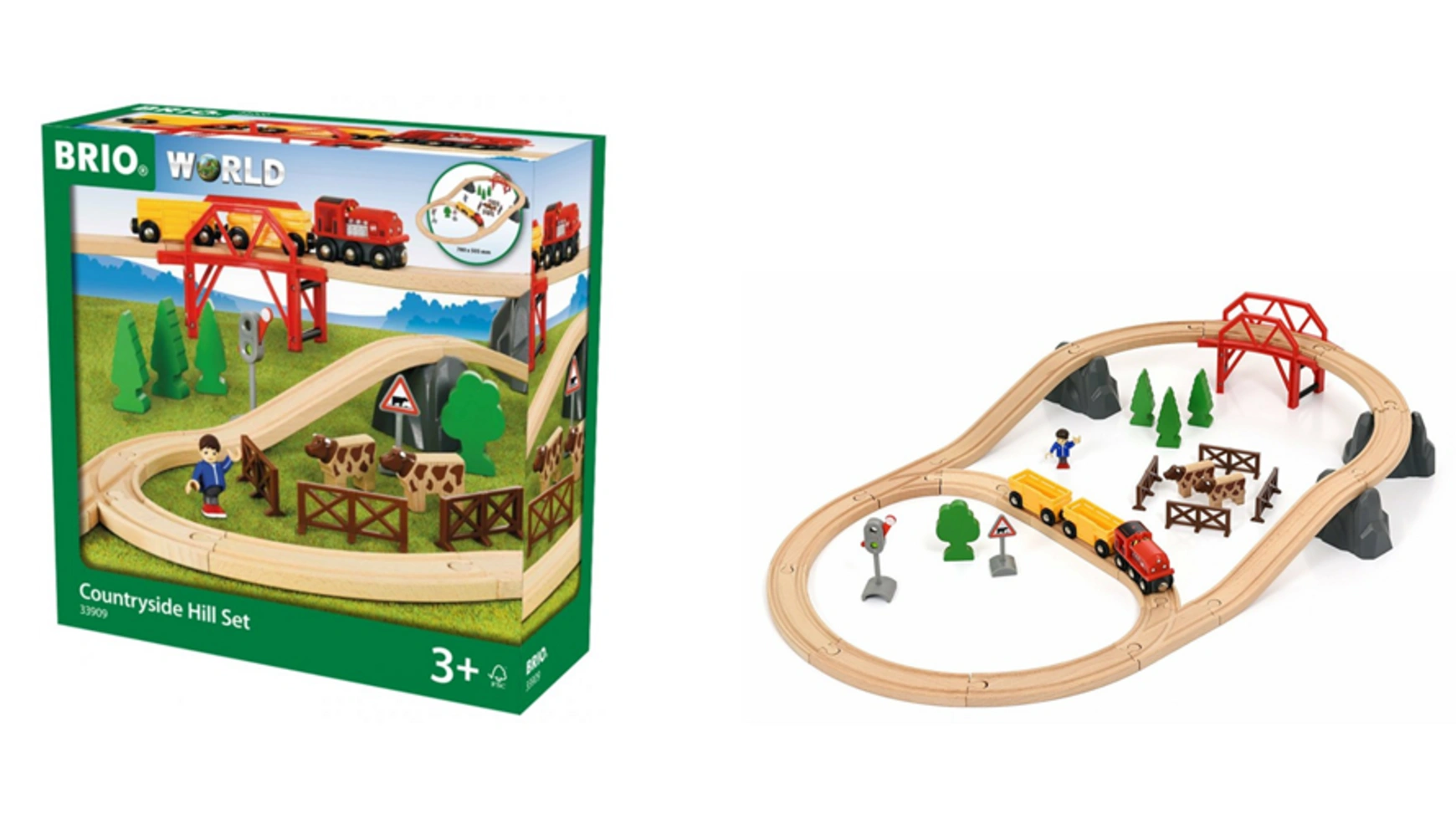 

Brio Railway Набор «Деревенский холм»