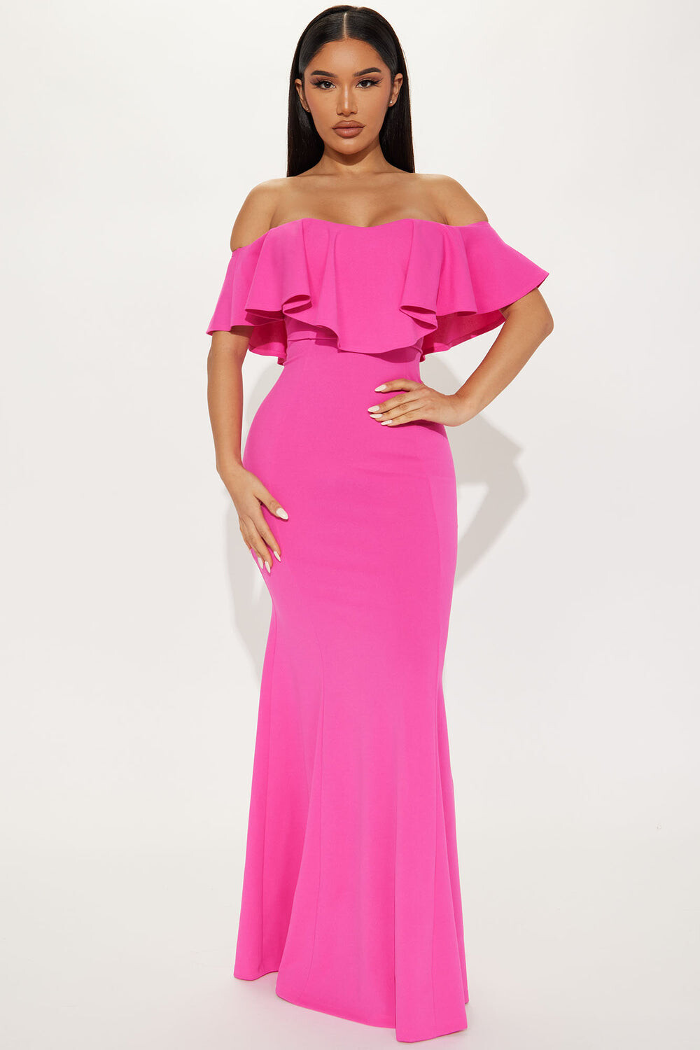 

Платье Fashion Nova DM25721J, розовый